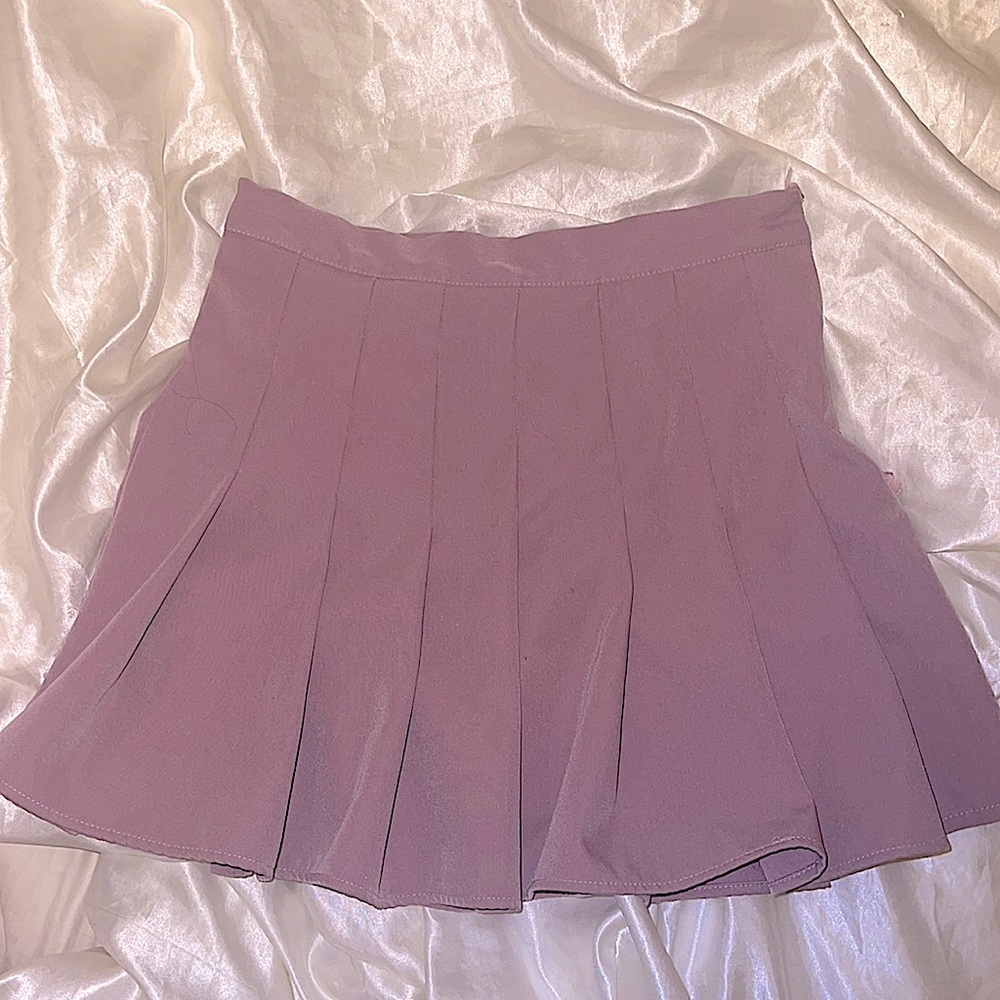 Pink Better Be Pleated Skirt